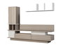Hanah Home Mueble para TV Blanco y Córdoba